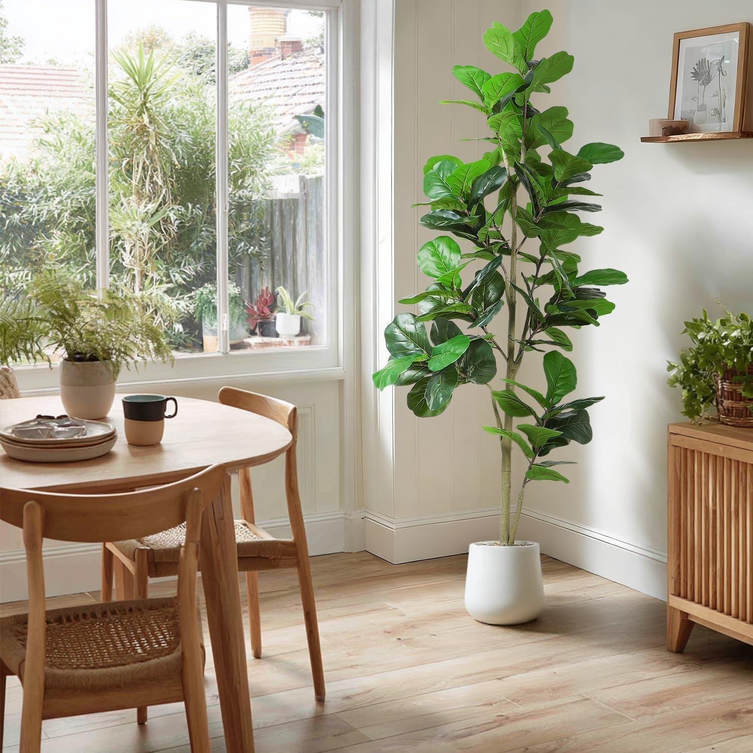 Why We Love the 7ft Artificial Fiddle Leaf Tree for Home Decor