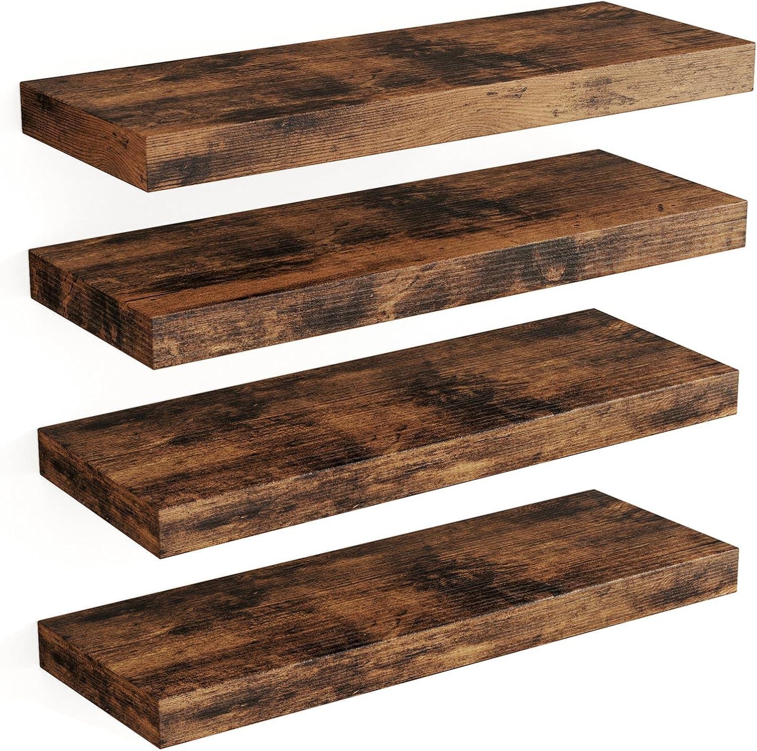 We Tested Fixwal's Rustic Floating Shelves for Your Home