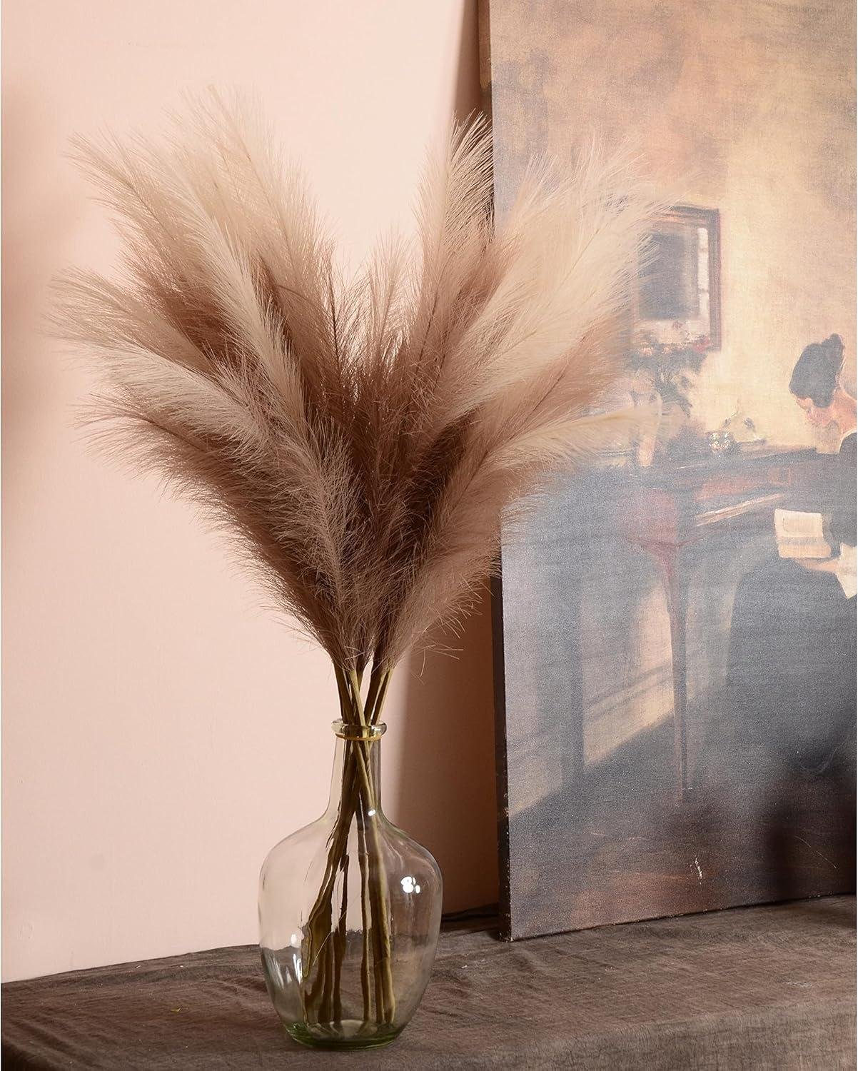 We Tried This No-Shed Faux Pampas Grass for Boho Decor