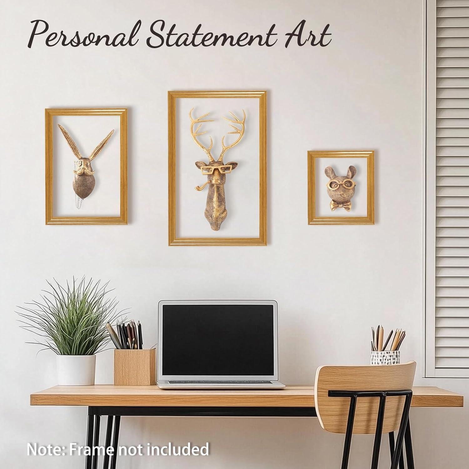 Our Review: Stylish Gold Animal Head Wall Decor for Modern Spaces