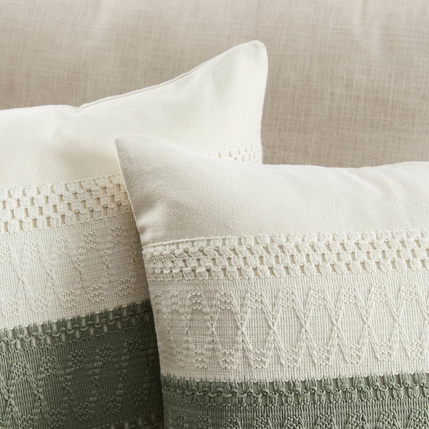 We Explore ZeeMart's Boho Sage Green Pillow Covers