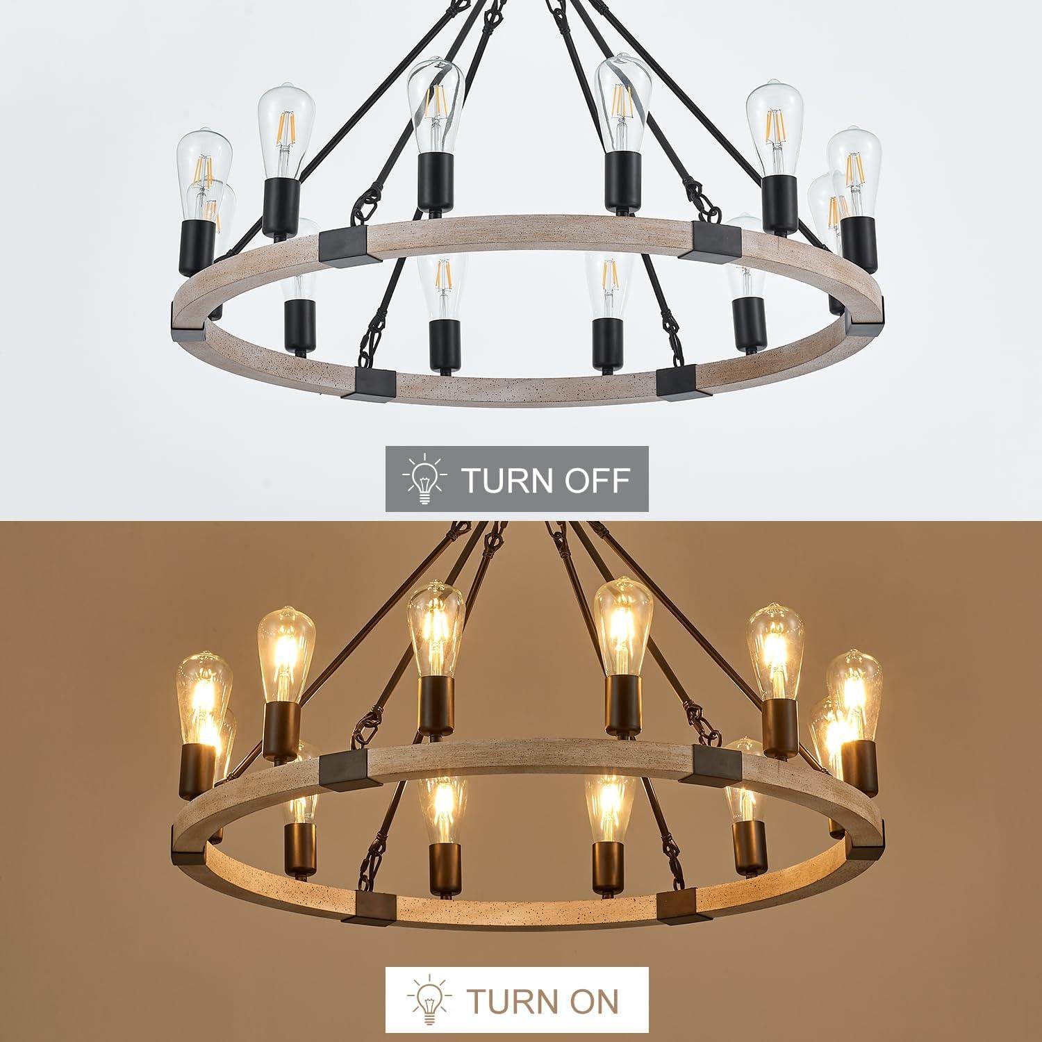 Our Illuminating Review: Rustic Wagon Wheel Chandelier
ChatGPT: We Illuminate Your Space: Rustic Wagon Wheel Chandelier