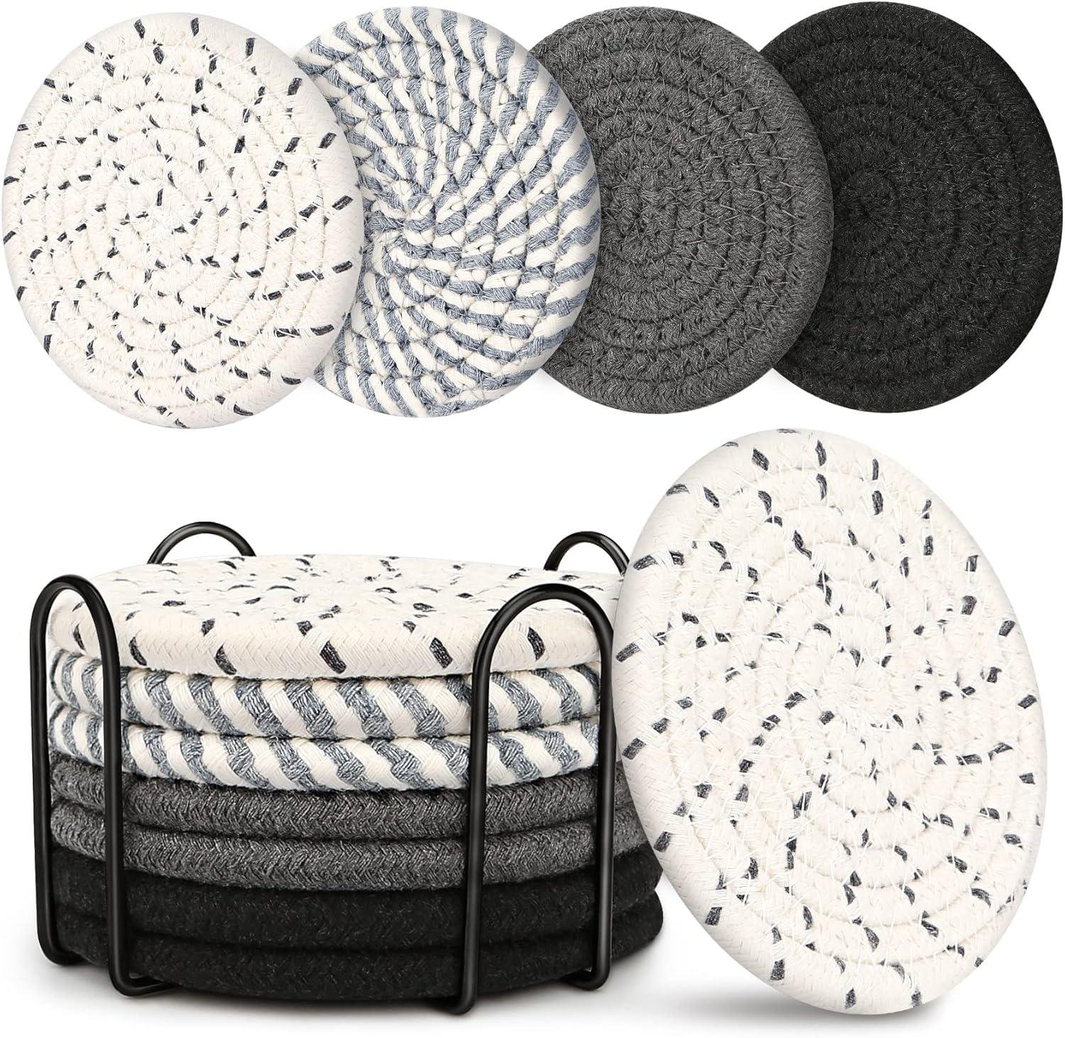 We Review: Stylish & Absorbent Cotton Coasters That Actually Work