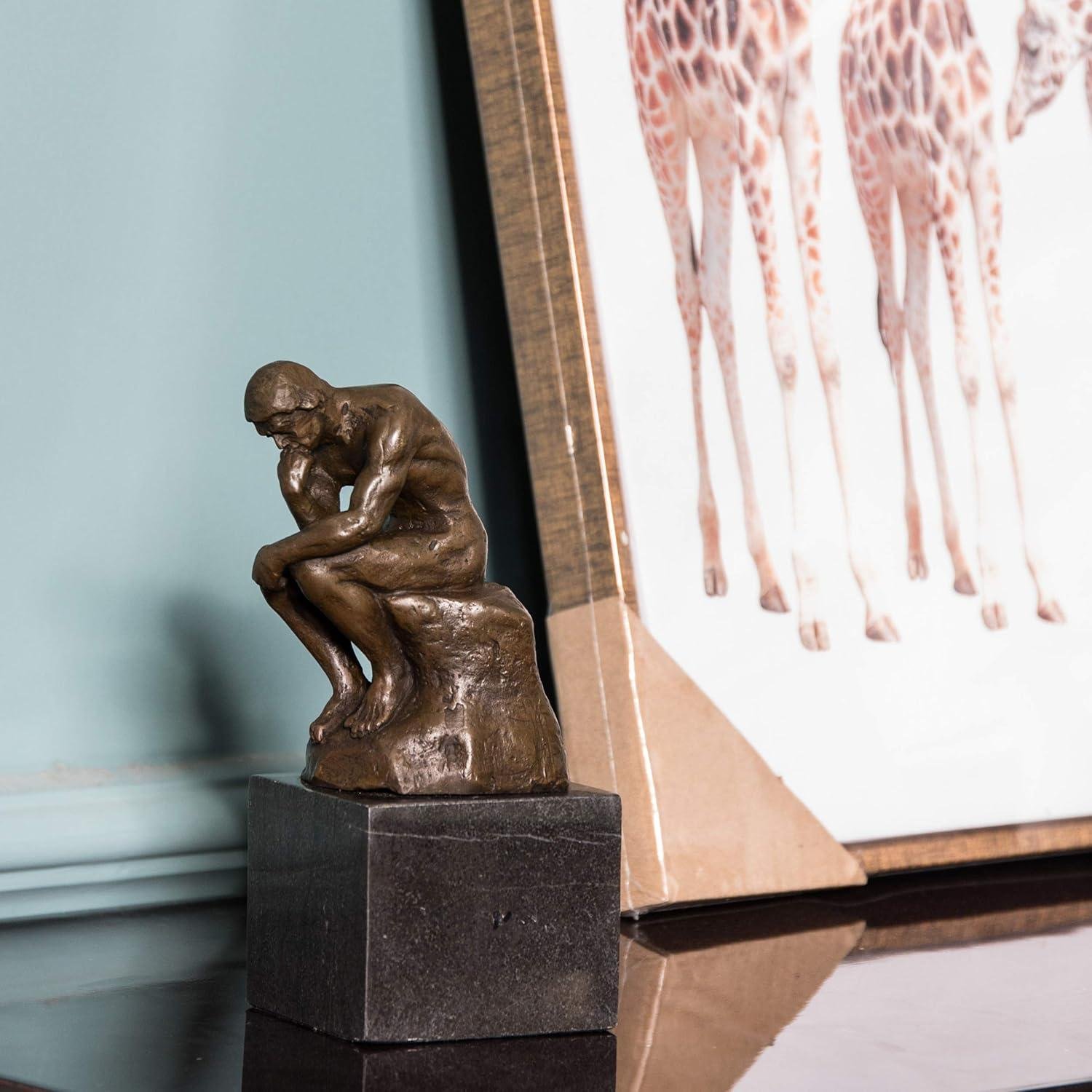 Our Review: Rodin's Bronze Thinker Sculpture - Elegant & Solid Art Decor
