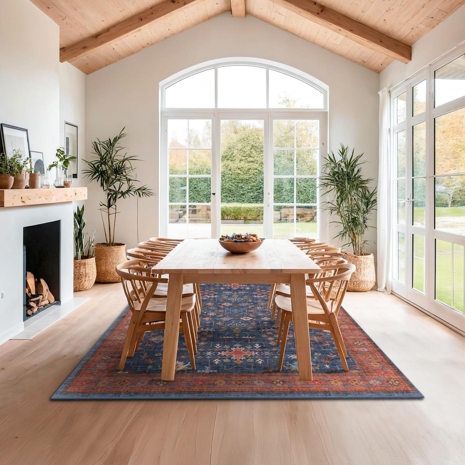 Our Review: Washable Navy Blue Rug for Stylish, Safe Living Spaces