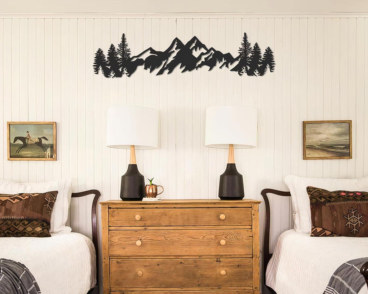 Our Review of the Metal Mountain Wall Art: Stylish, Durable, and Easy to Hang