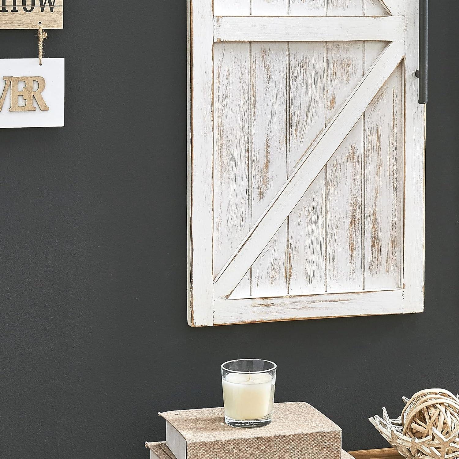 Our Review of FirsTime & Co. Barn Door Plaques: Rustic Charm