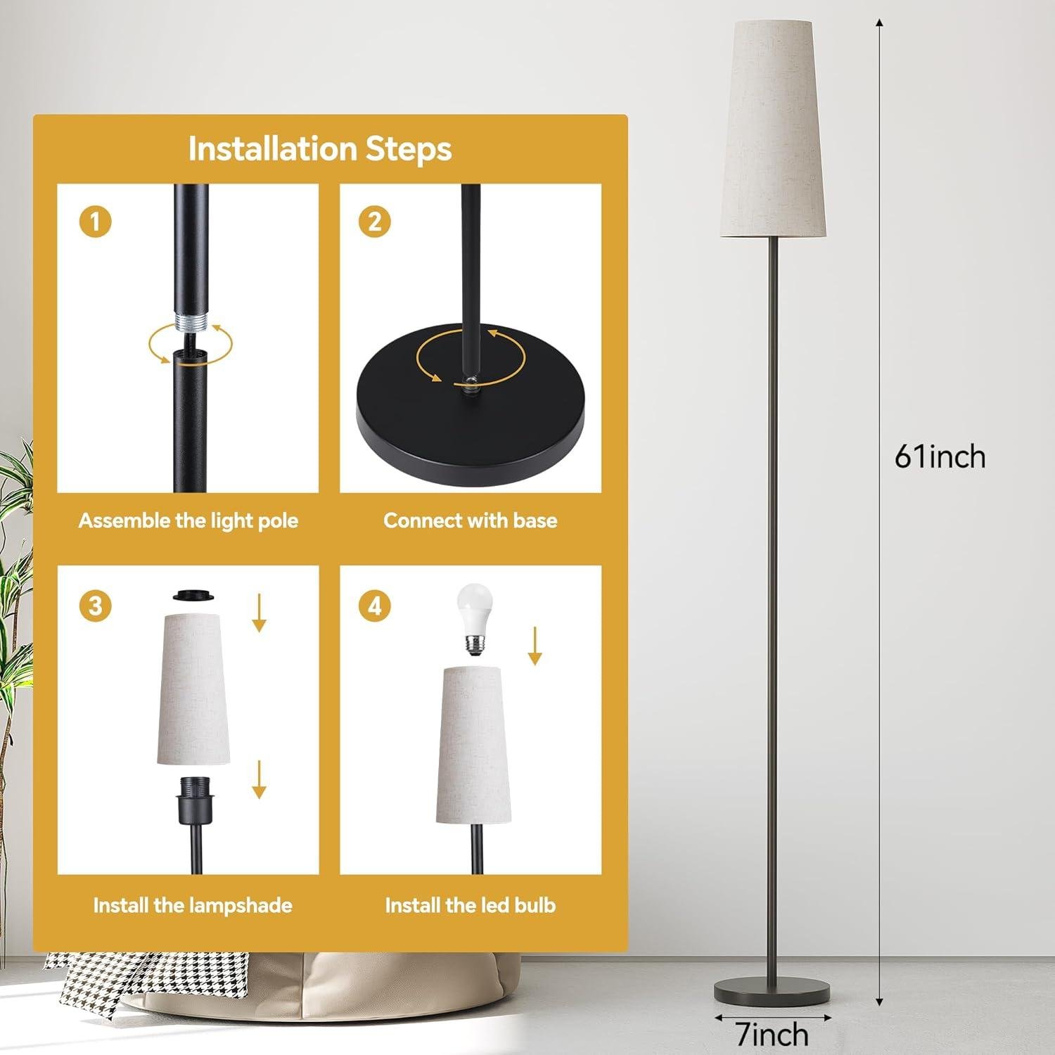 Our Bright Review: SUNMORY's Versatile Floor Lamp