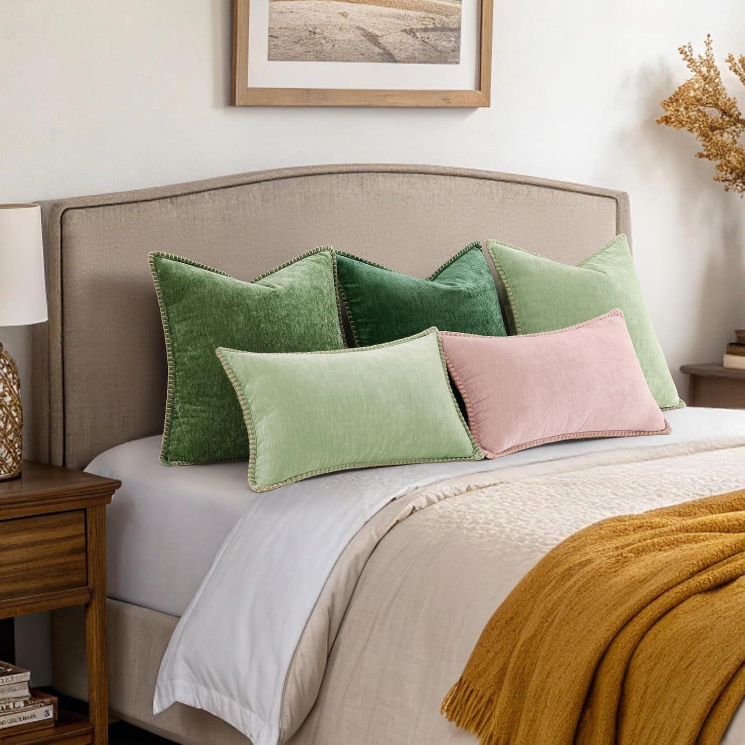 We Tested These Cozy Forest Elf Chenille Pillow Covers