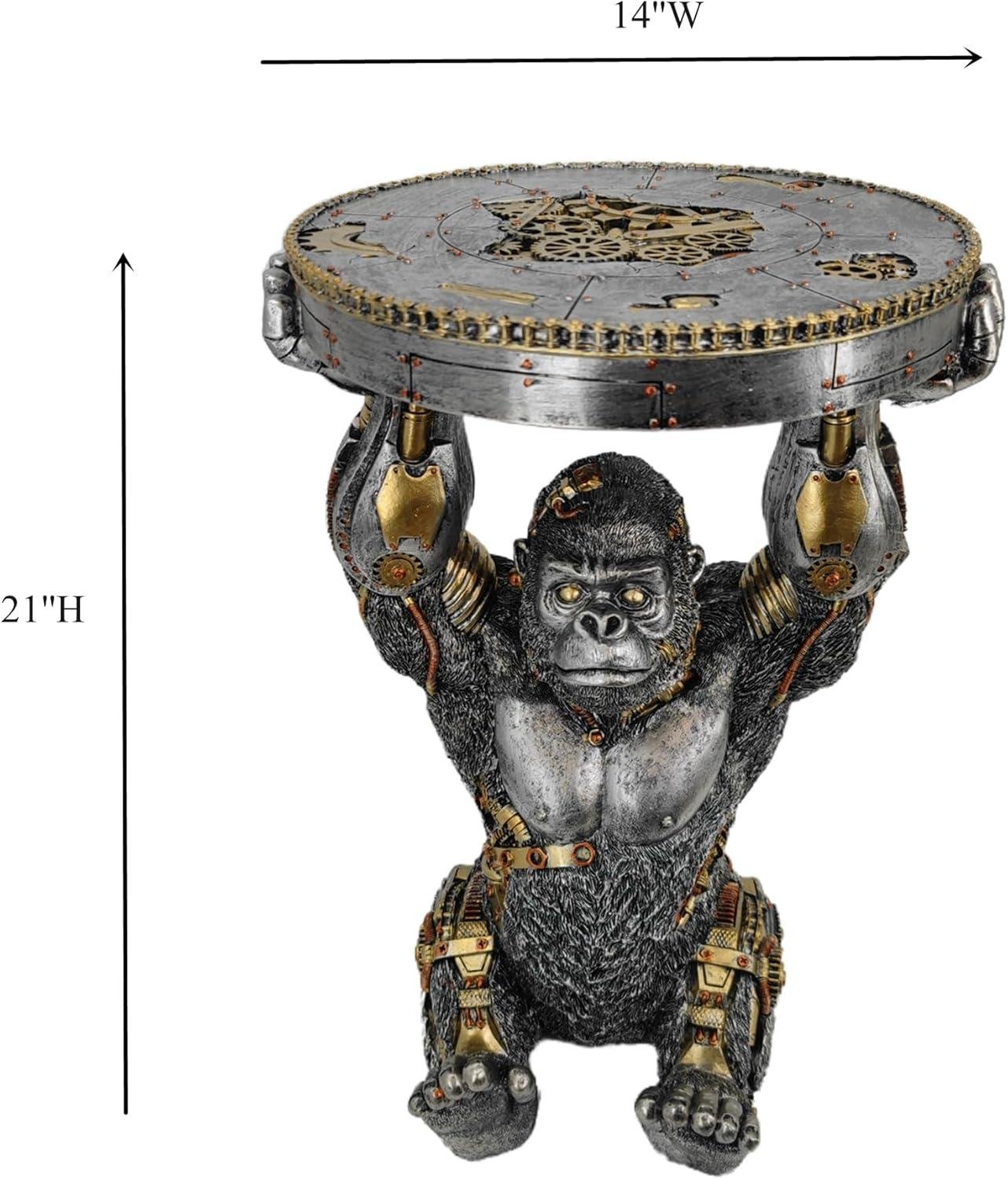Our Review of the Steampunk Gorilla Side Table: Durable and Unique Decor