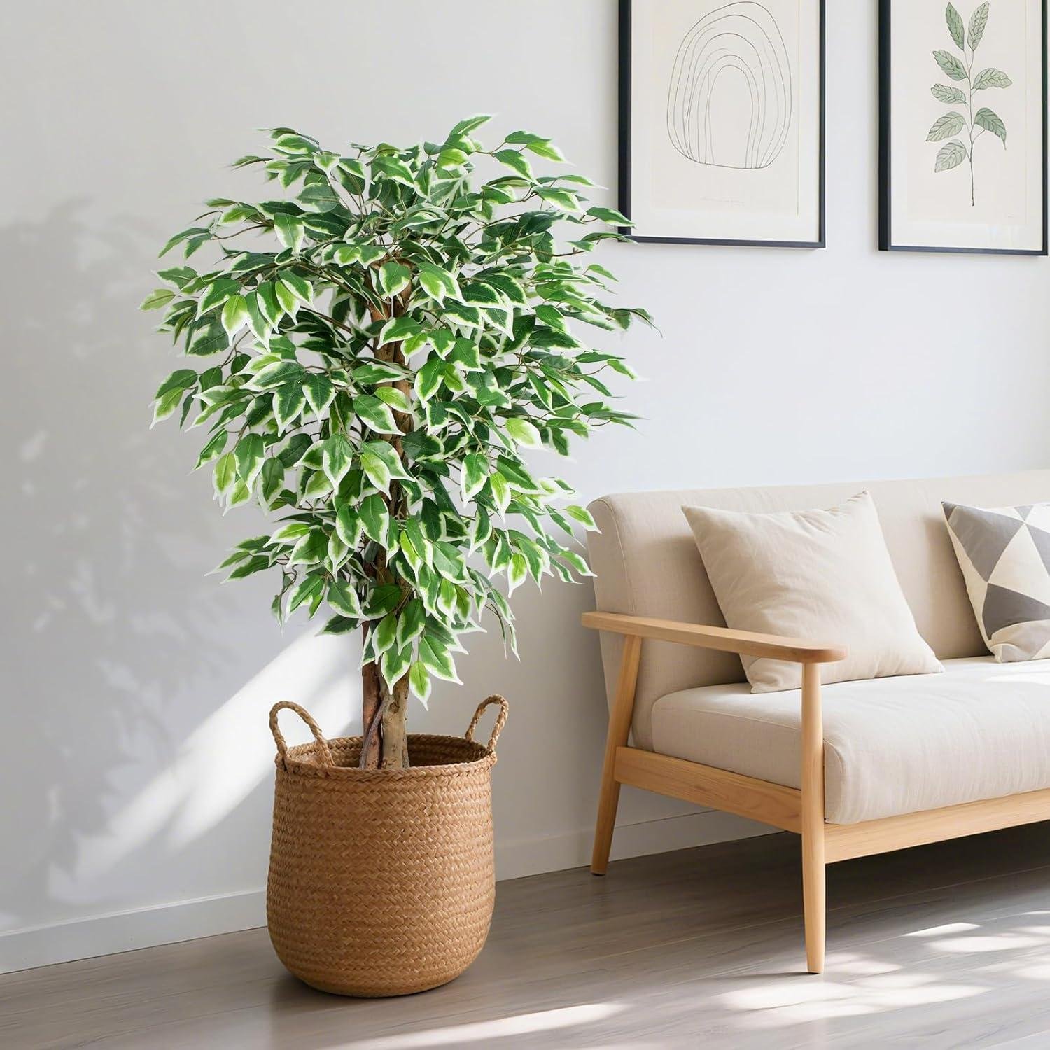 Our Honest Review: 4ft Lush Ficus Artificial Tree for Home Decor