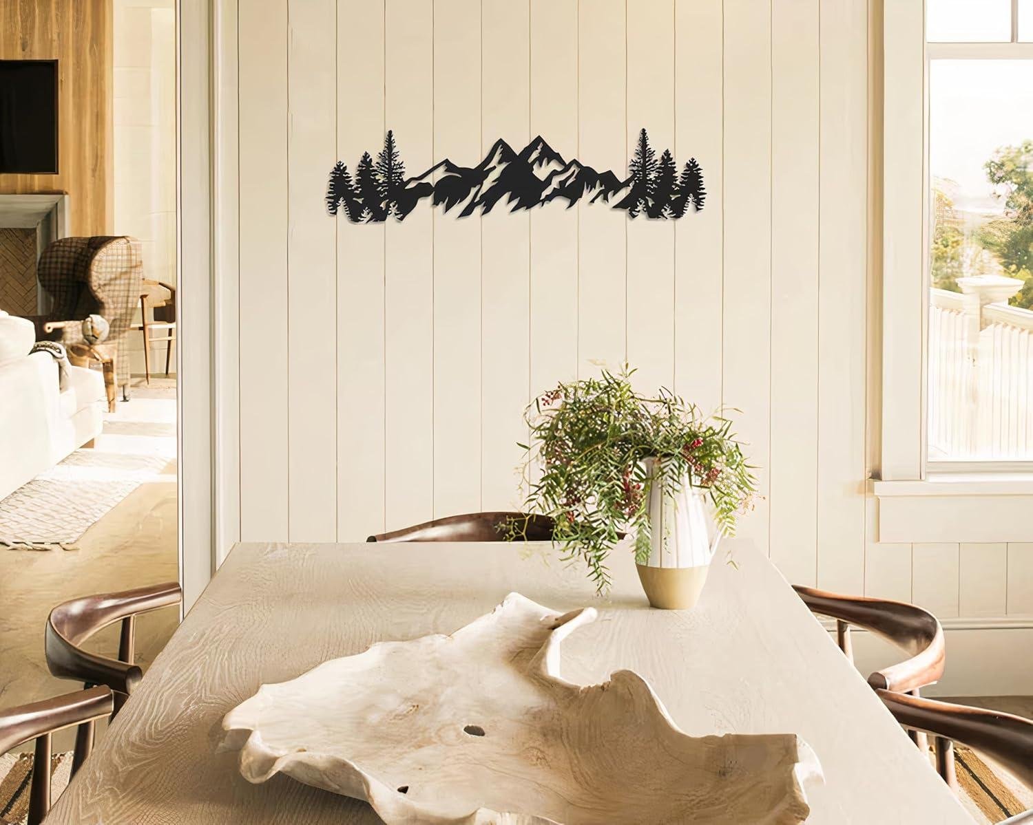 Our Review of the Metal Mountain Wall Art: Stylish, Durable, and Easy to Hang