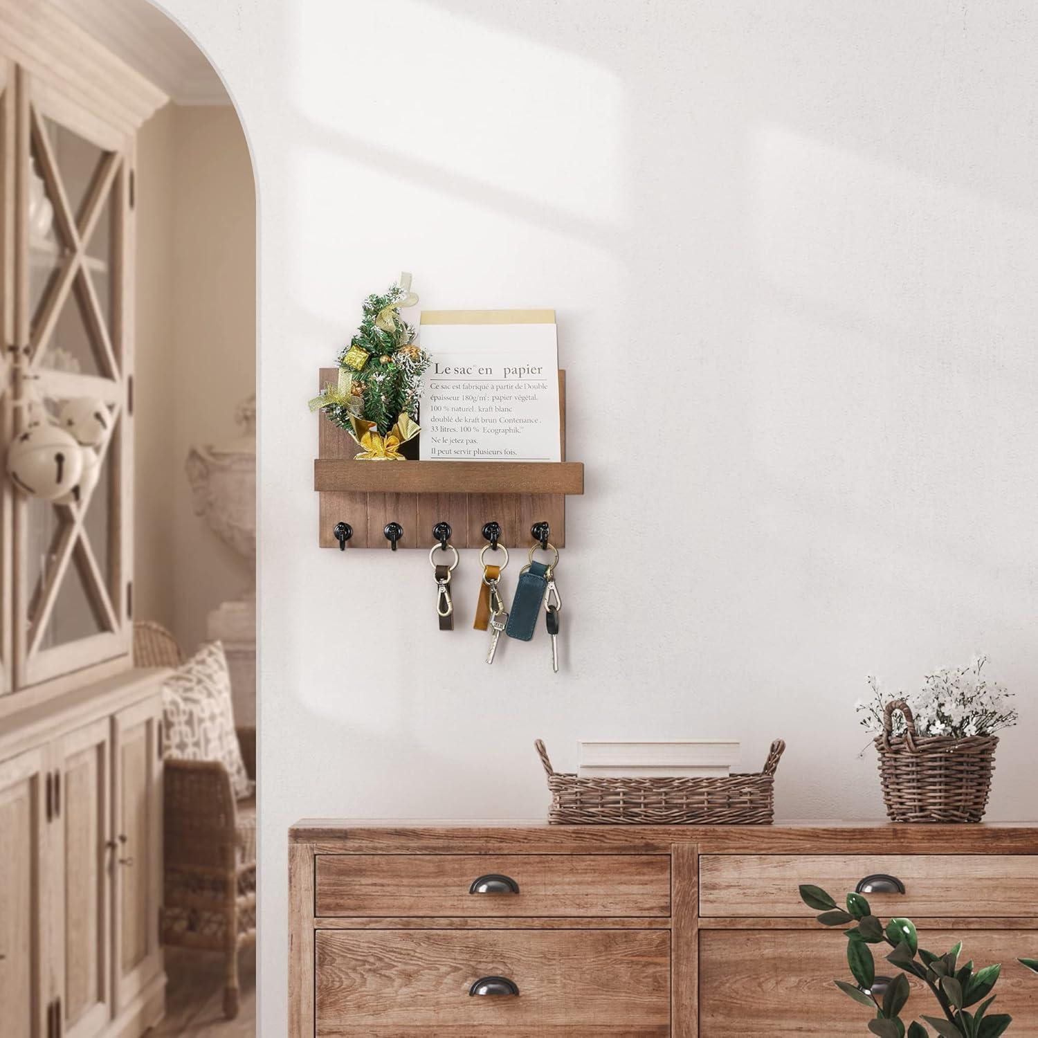 We've Found the Perfect Rustic Key Organizer for Your Entryway