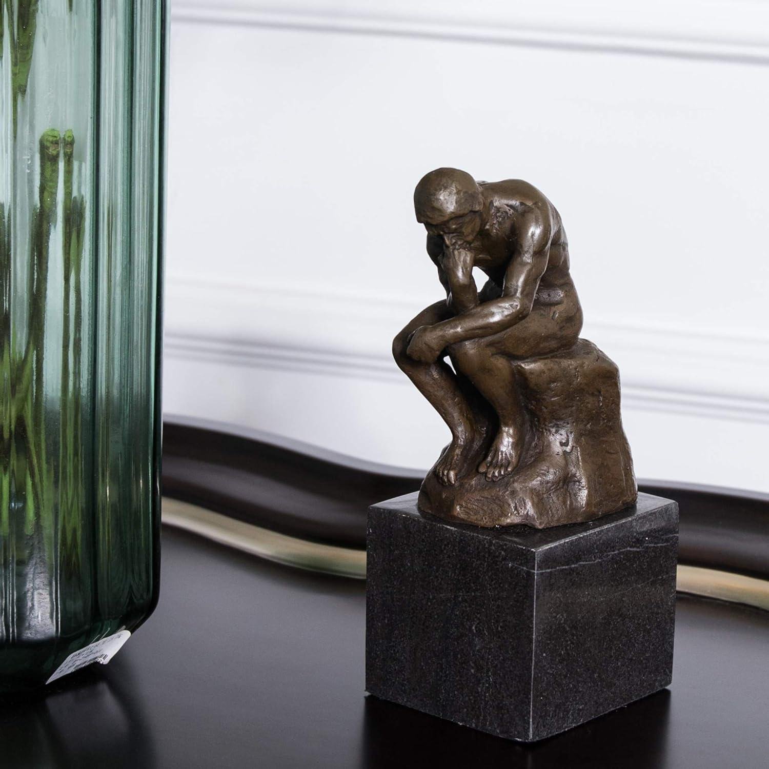 Our Review: Rodin's Bronze Thinker Sculpture - Elegant & Solid Art Decor