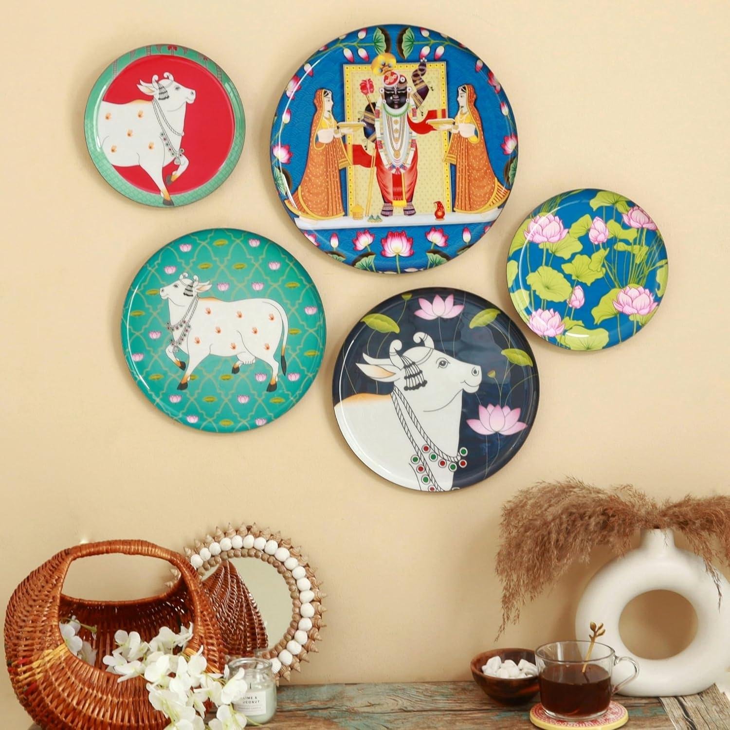 Our Honest Review: Ritualistic Pichwai Iron Wall Art Plates Set