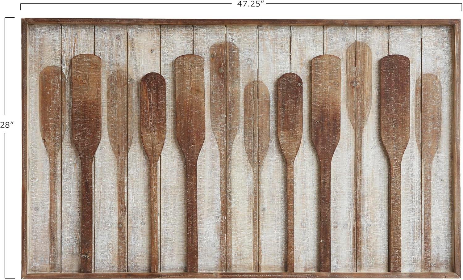Our Take on Creative Co-Op's Wood Framed Wall Décor with Raised Paddles
