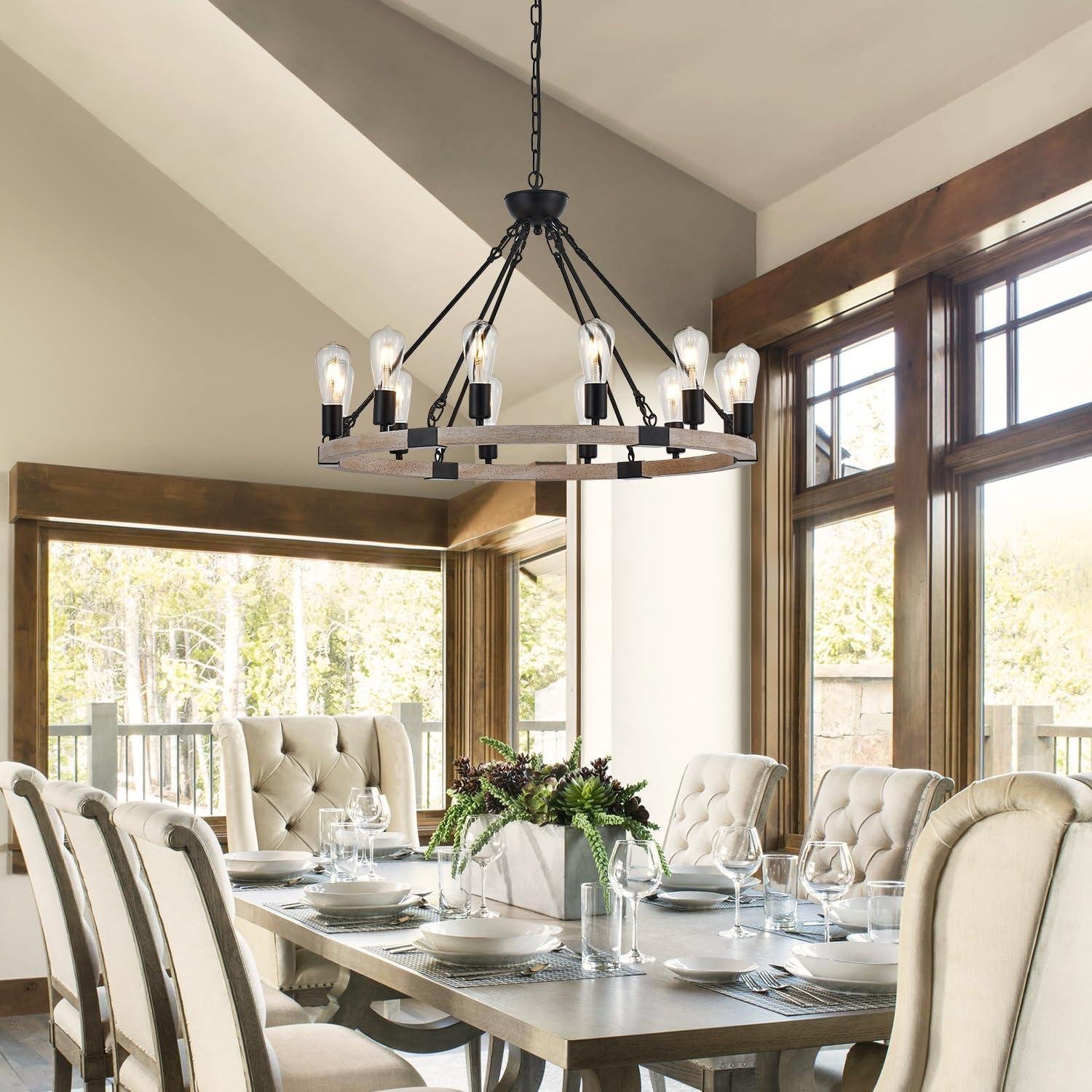 Our Illuminating Review: Rustic Wagon Wheel Chandelier
ChatGPT: We Illuminate Your Space: Rustic Wagon Wheel Chandelier