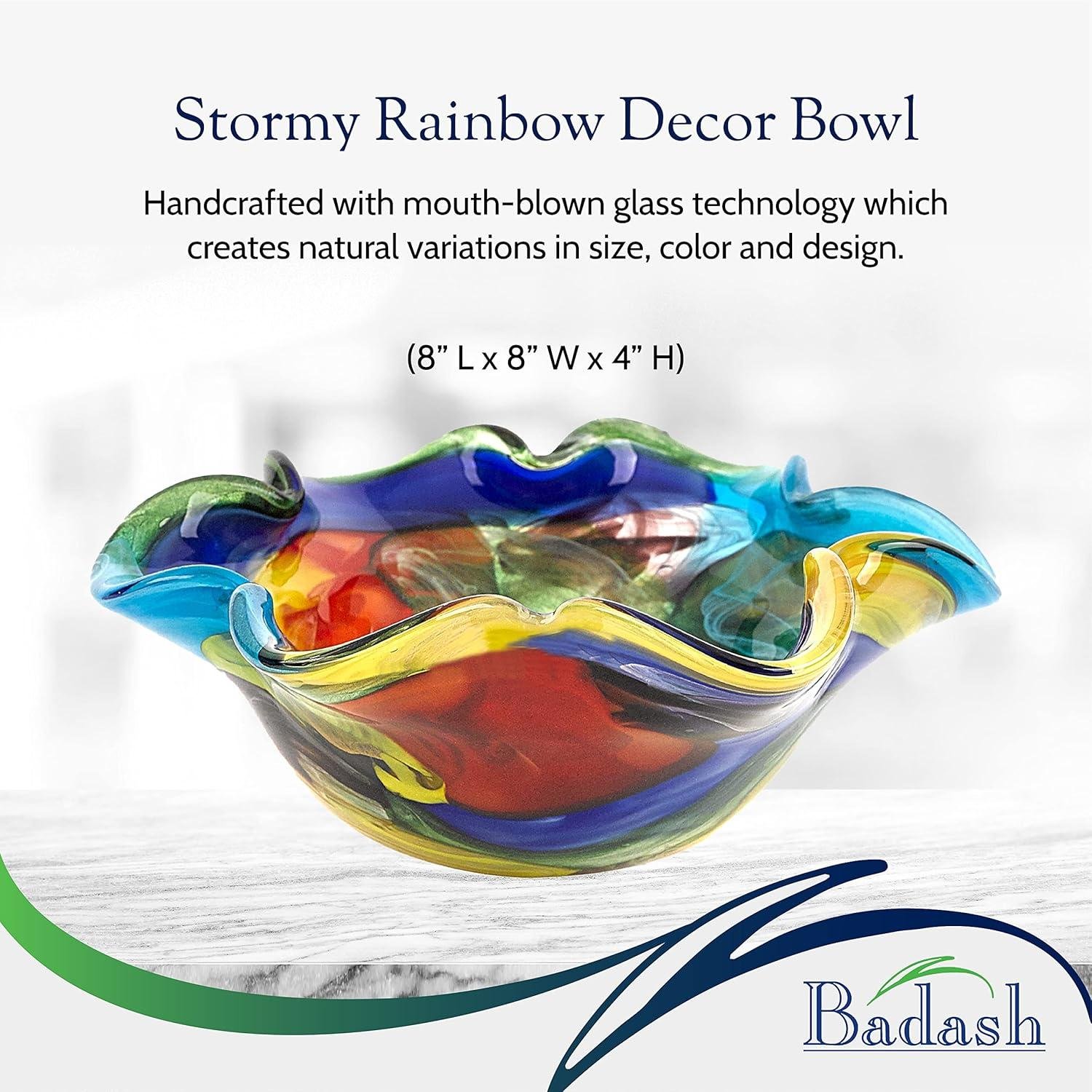 Our Experience with the Badash Stormy Rainbow Murano Glass Bowl