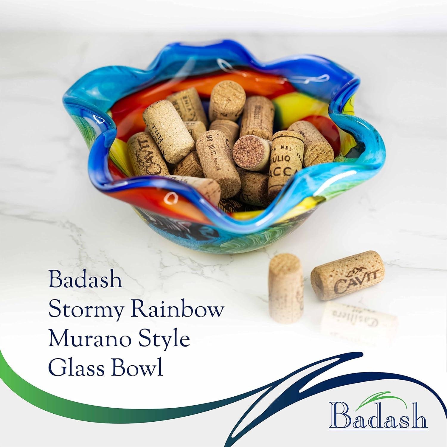 Our Experience with the Badash Stormy Rainbow Murano Glass Bowl