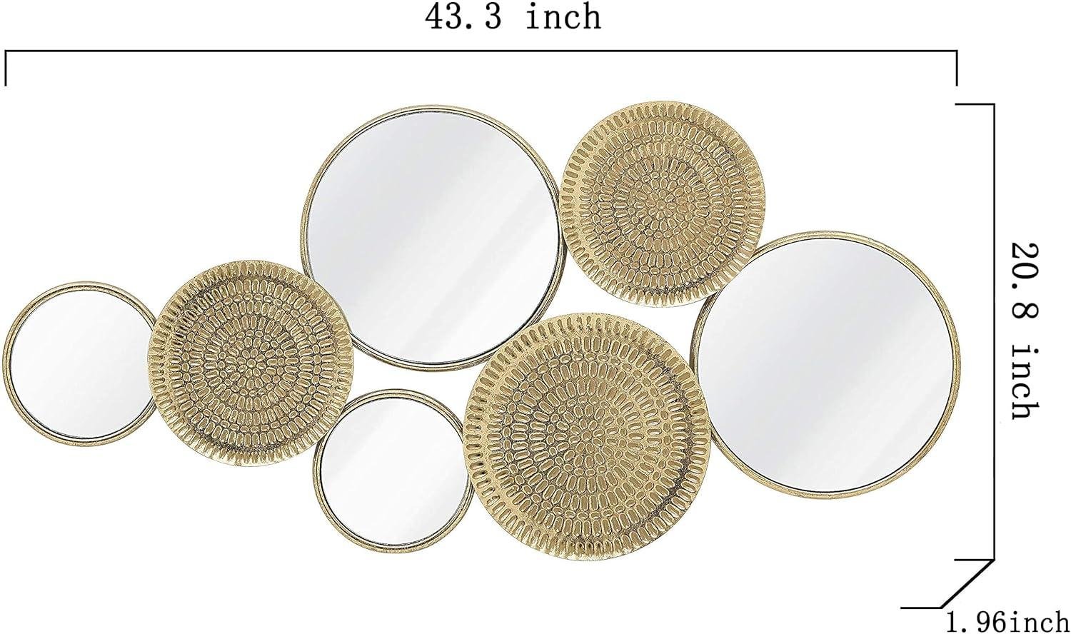 Our Review: Oakrain Gold Metal Wall Mirror - Stylish, Easy to Hang, and Stunning!