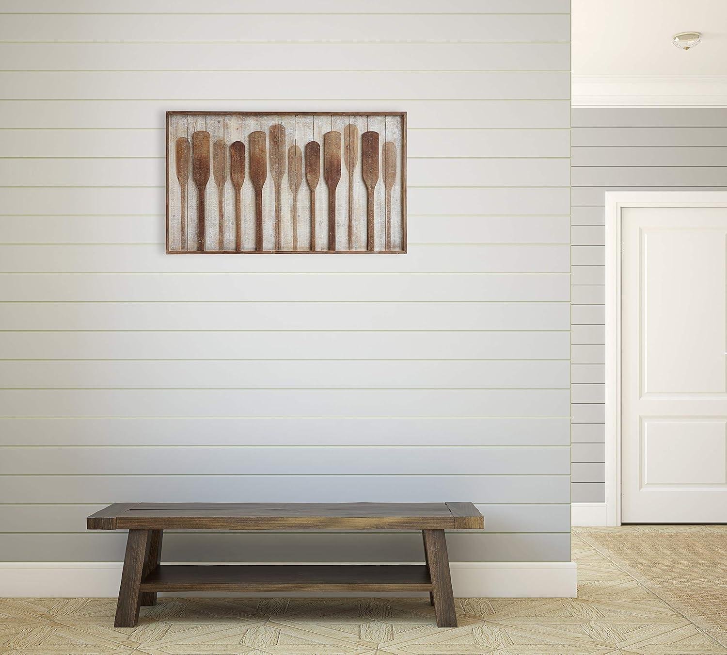 Our Take on Creative Co-Op's Wood Framed Wall Décor with Raised Paddles