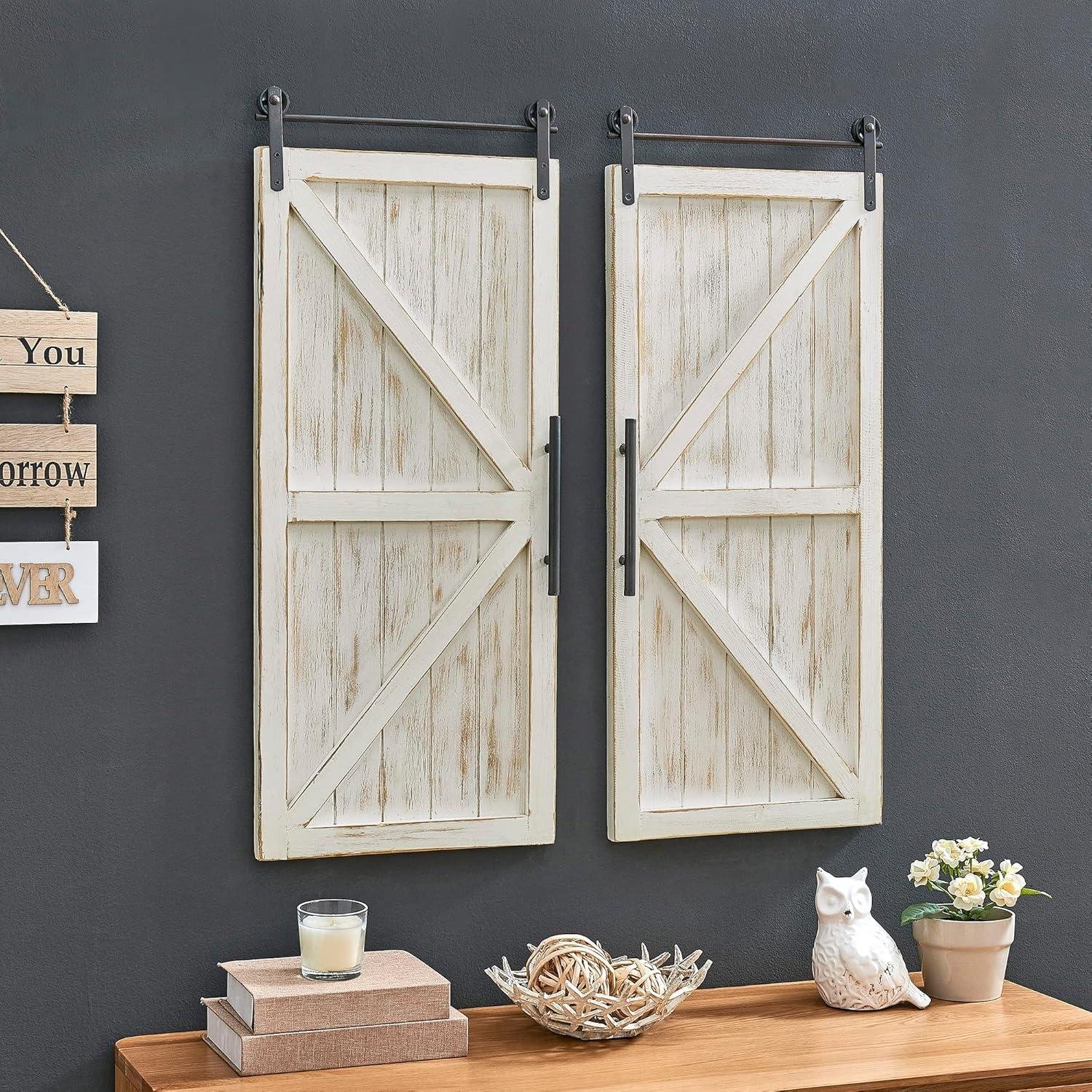 Our Review of FirsTime & Co. Barn Door Plaques: Rustic Charm