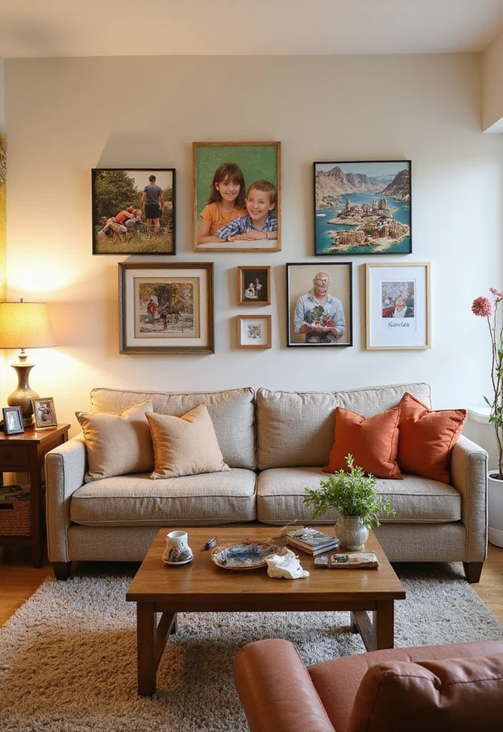 12 Afrohemian Living Room Decor Ideas That'll Make Your Space Pop! - 10. Personalized Decor 1