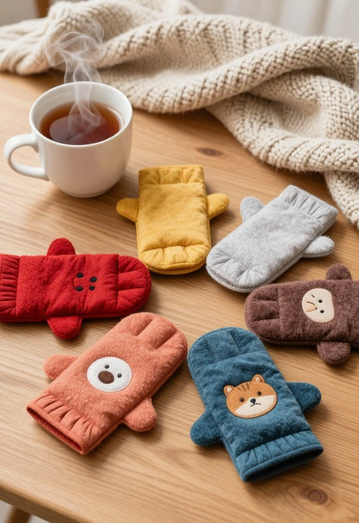 12 Beginner Sewing Projects That Will Make You Fall in Love with Crafting! - 11. Hand Warmers 1