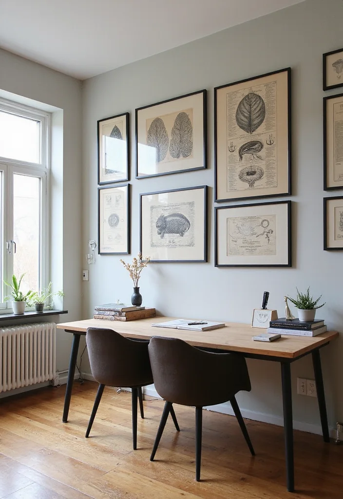 18 Retro Vintage Wall Art Ideas to Bring a Touch of Nostalgia Home (Check Out #3!) - 15. Retro Scientific Prints 1