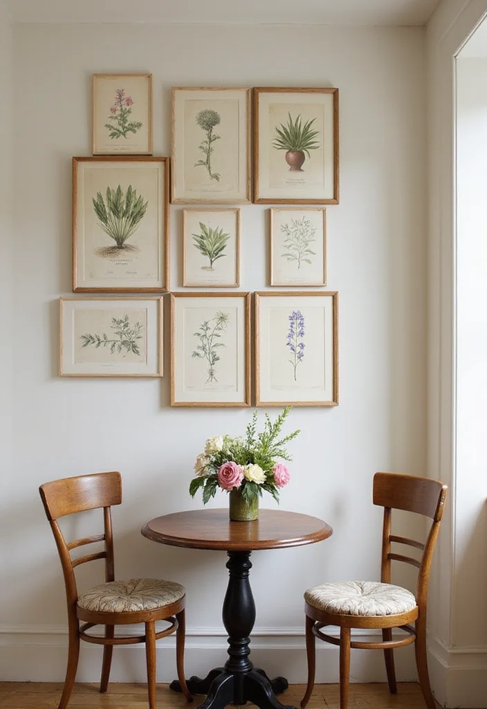 18 Retro Vintage Wall Art Ideas to Bring a Touch of Nostalgia Home (Check Out #3!) - 4. Vintage Botanical Prints 1