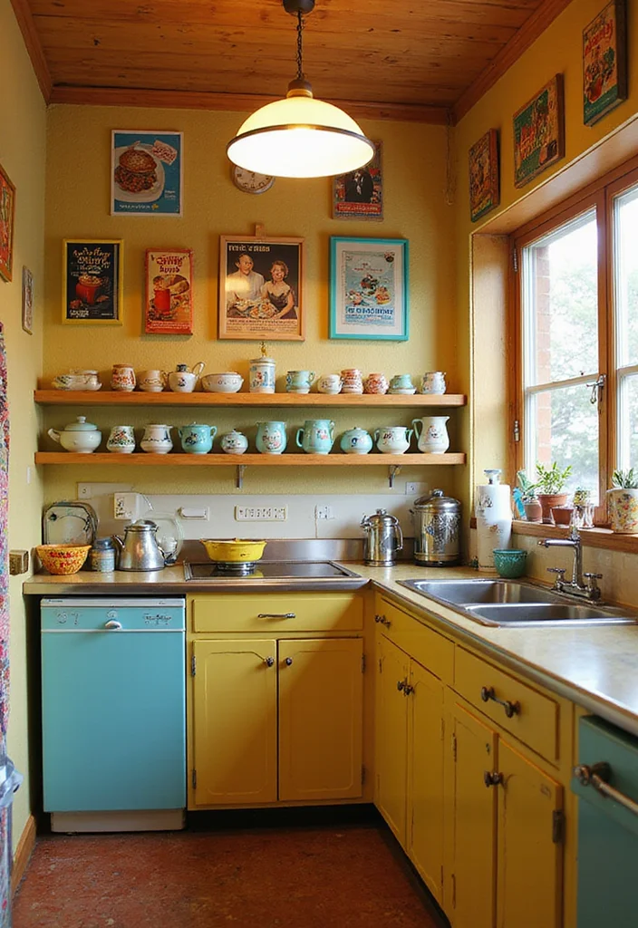 18 Retro Vintage Wall Art Ideas to Bring a Touch of Nostalgia Home (Check Out #3!) - 5. Retro Advertisement Art 1