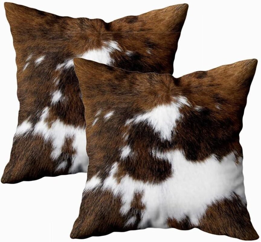 Our Cozy Christmas Cowhide Pillow Covers Review