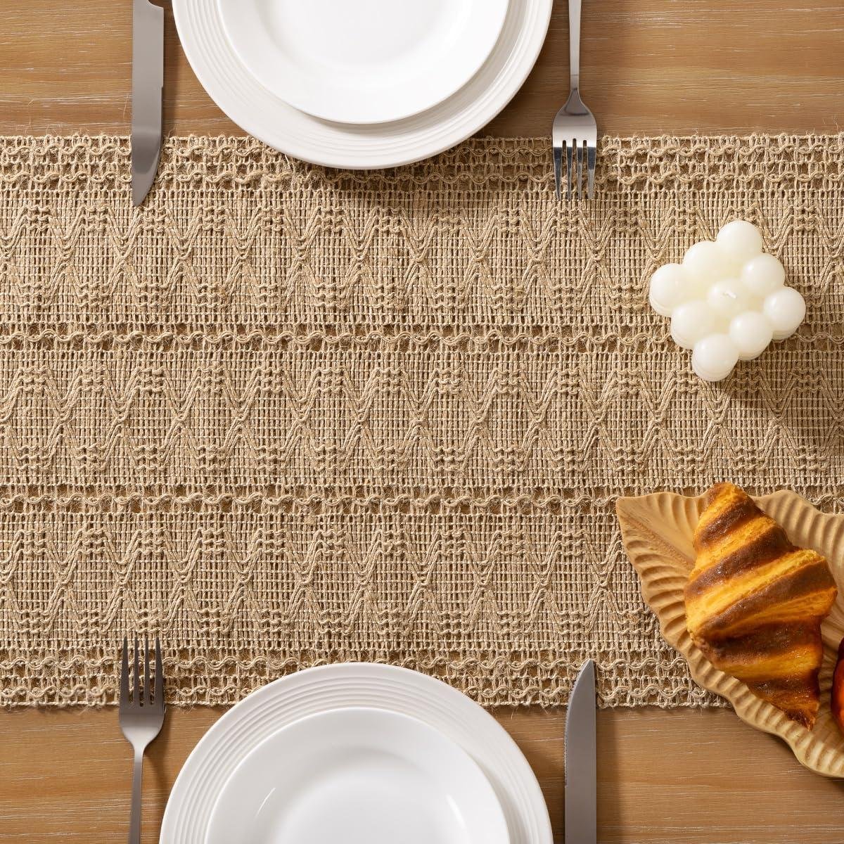 We Tried This Boho Burlap Runner: Rustic Charm Meets Function