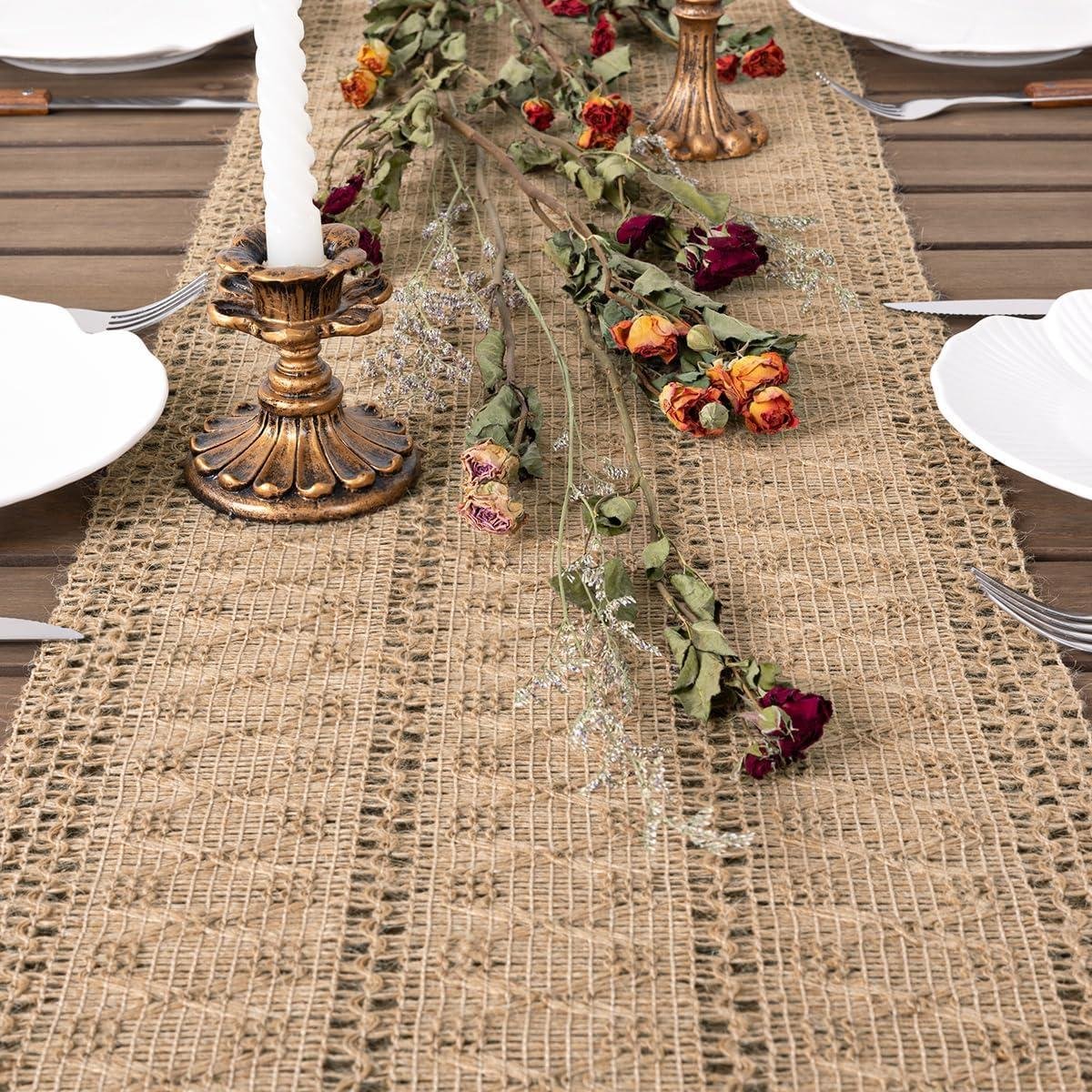 We Tried This Boho Burlap Runner: Rustic Charm Meets Function