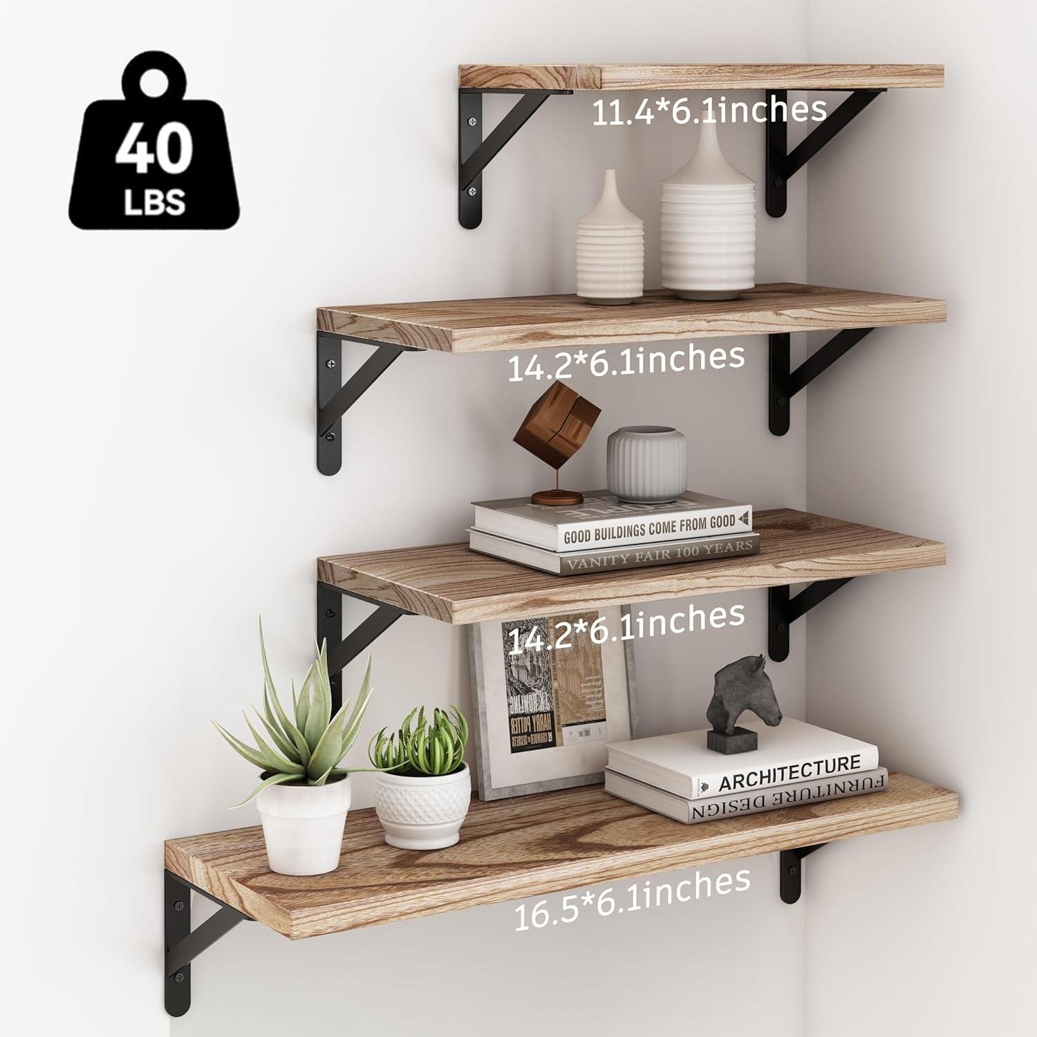 Our Review: YGEOMER Farmhouse Floating Shelves Transform Any Room