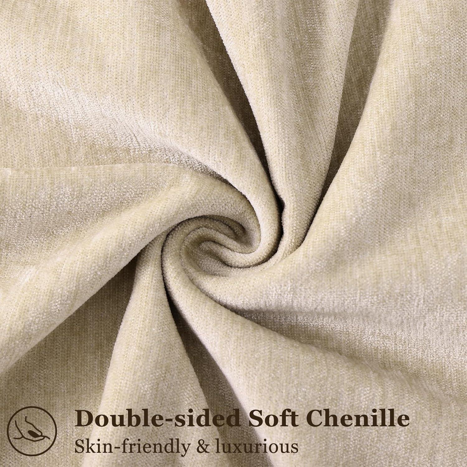 We Tested These Luxurious Beige Chenille Pillow Covers