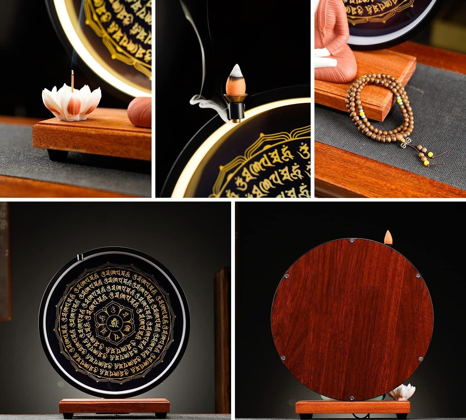 Our Review of the Houlu Blue Buddha Statue with LED Ring Lamp