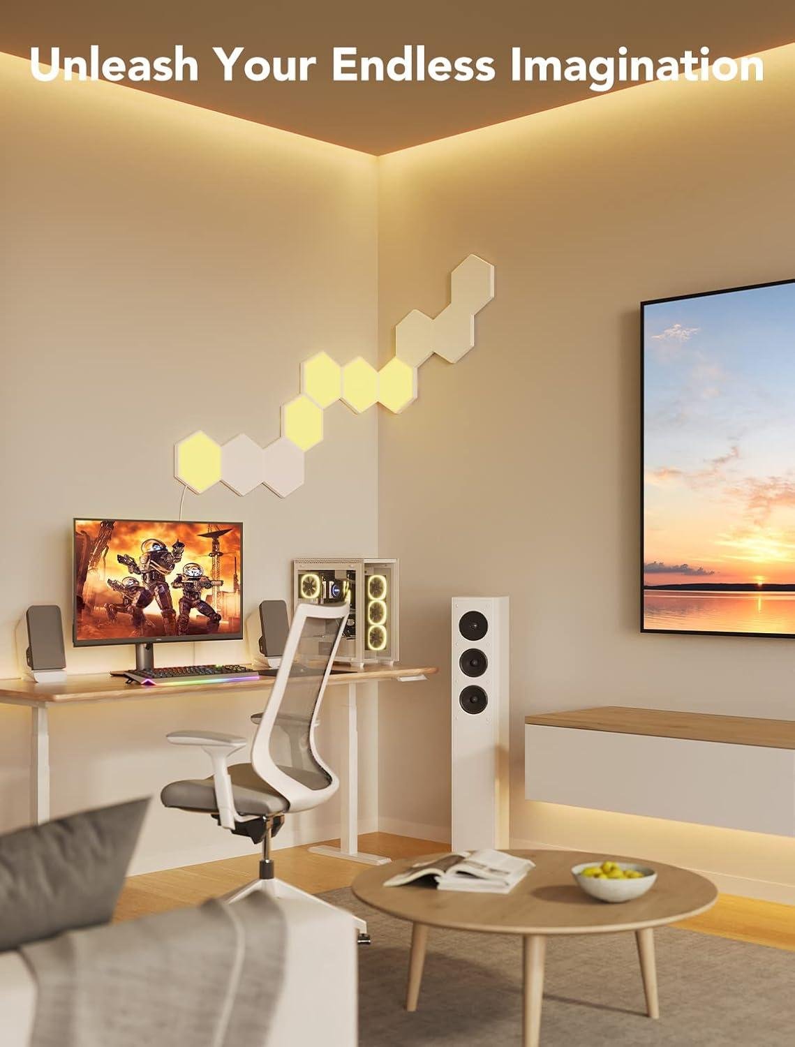 Our Review of Govee Glide Hexa Light Panels: Bright, Smart, Fun