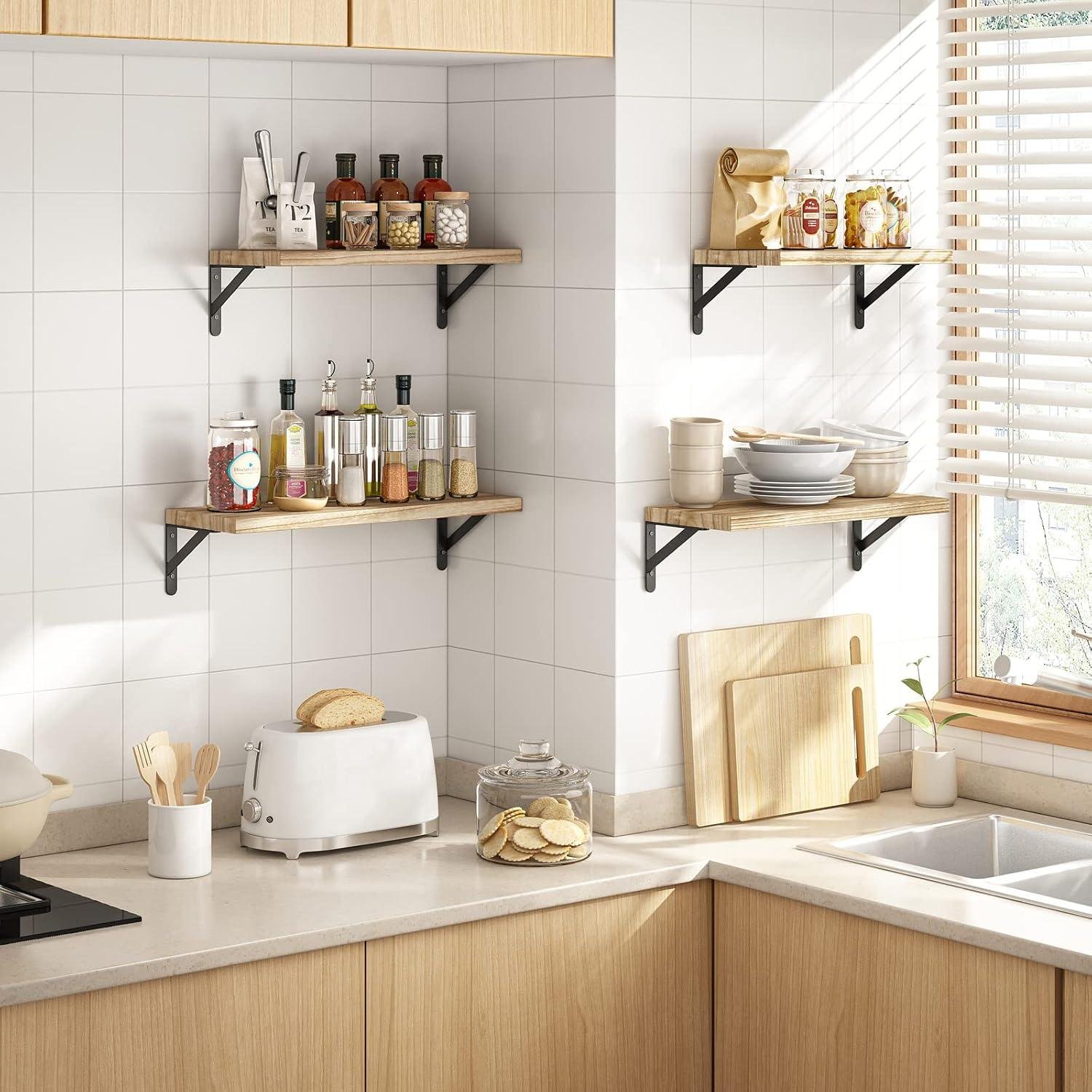 Our Review: YGEOMER Farmhouse Floating Shelves Transform Any Room