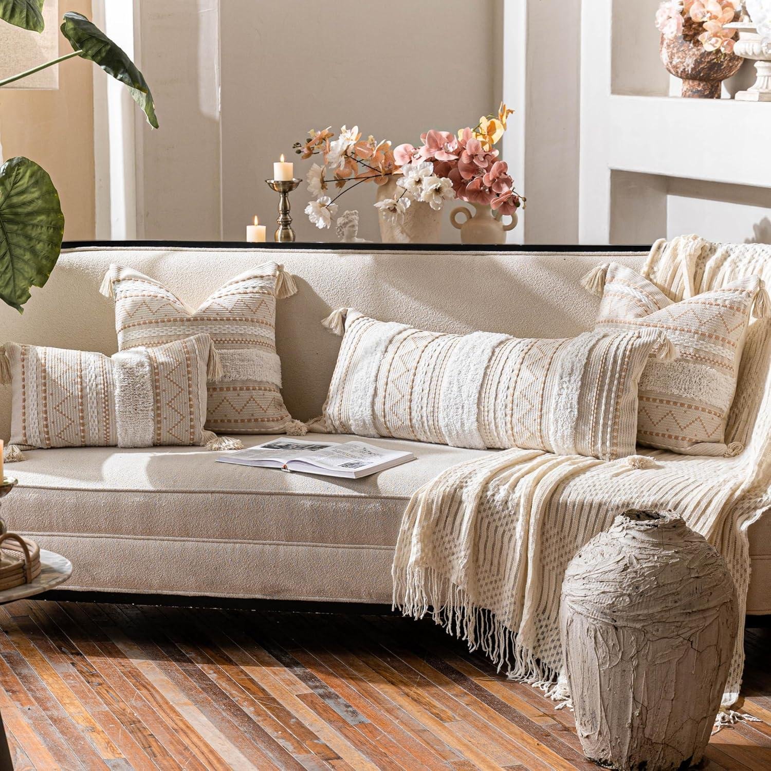 Our Review: Cozy Comfort with BlissBlush's Tufted Boho Pillow Cover