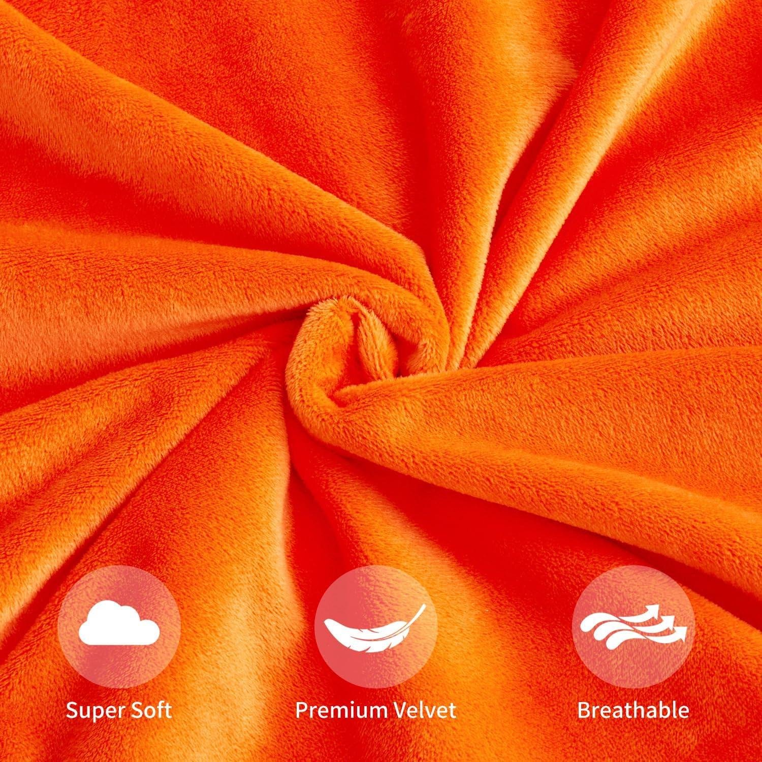 Cozy Elegance: Our Review of Fall Orange Velvet Throw Pillow Covers