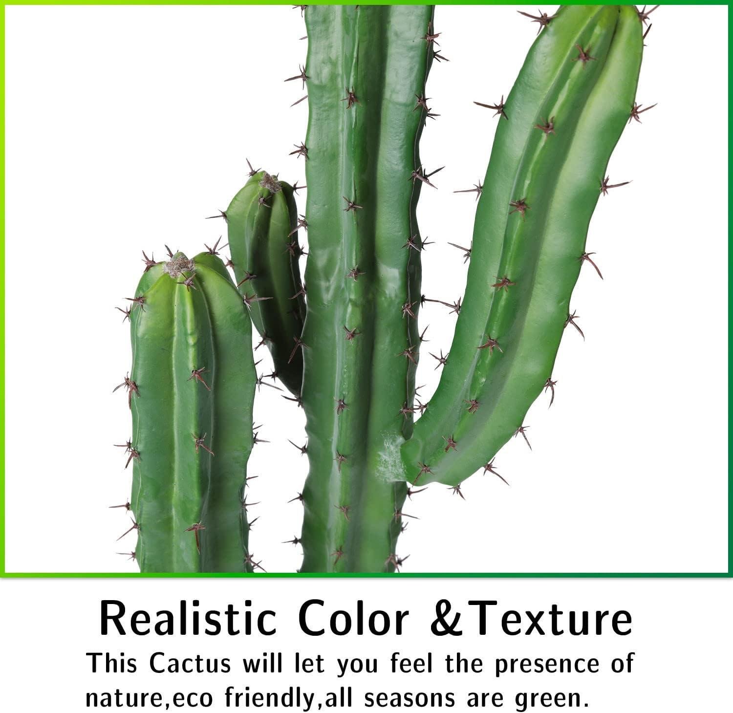Our Honest Take on the 36-Inch Realistic Artificial Cactus Decor