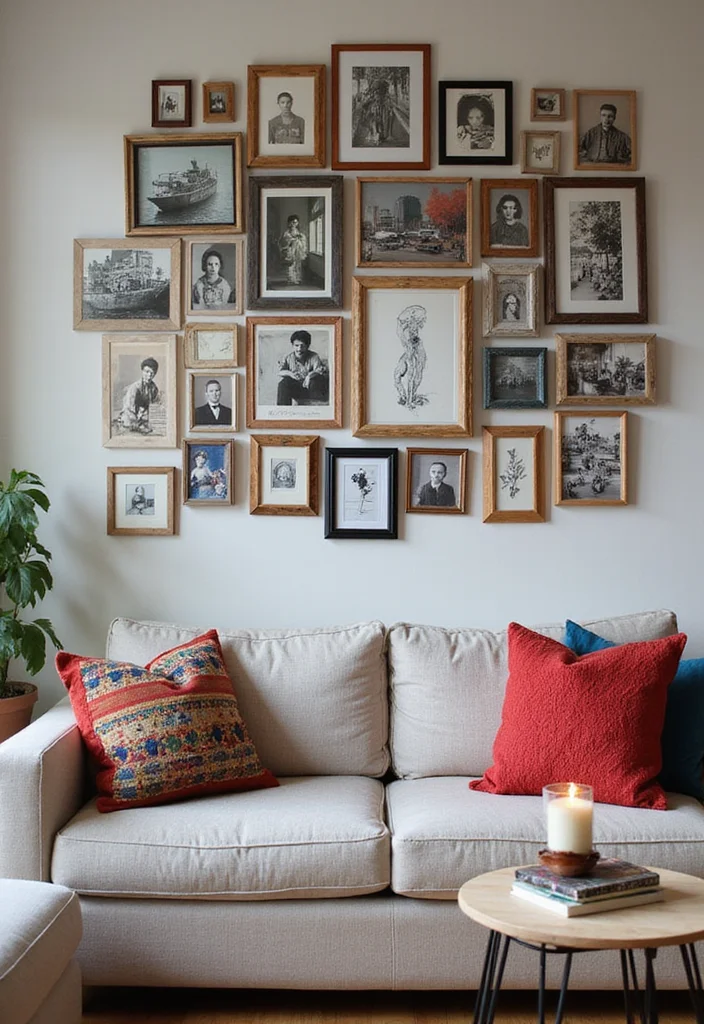12 Budget-Friendly Home Renovation Projects That Look Expensive (You Won't Regret #7!) - 3. Create a Gallery Wall 1