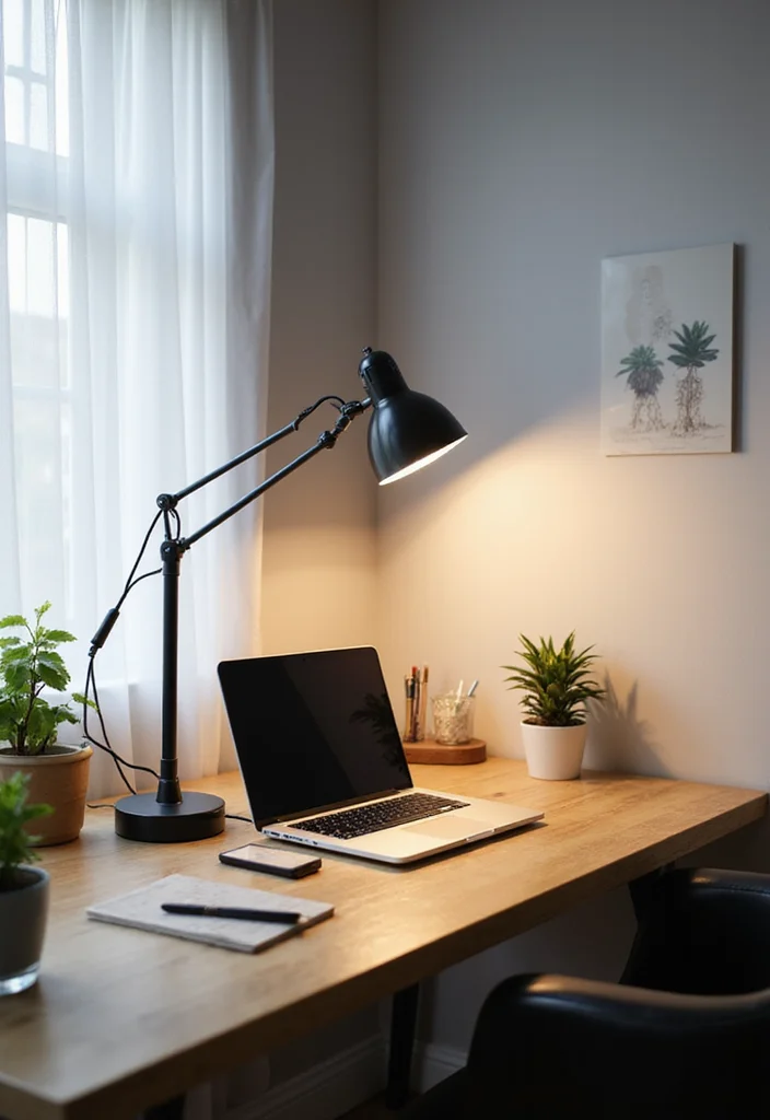 14 Energy-Efficient Lighting Solutions That Save You Money and the Planet! - 13. Task Lighting for Efficiency 1
