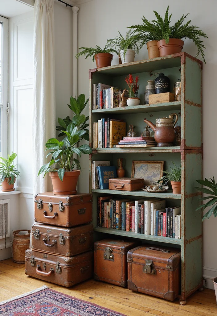 15 Eclectic Decor Ideas That'll Make Your Home the Talk of the Town! - 10. Unique Storage Solutions 1