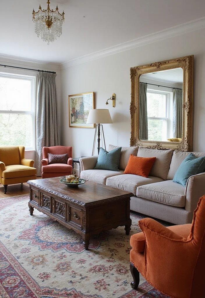 15 Eclectic Decor Ideas That'll Make Your Home the Talk of the Town! - 6. Mix and Match Furniture Styles 1