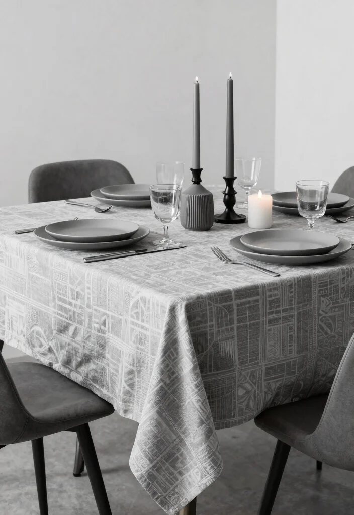 15 Elegant Table Settings That Will Transform Your Dining Experience (You’ll Want to Use #7 Every Time!) - 14. Monochrome Magic 1