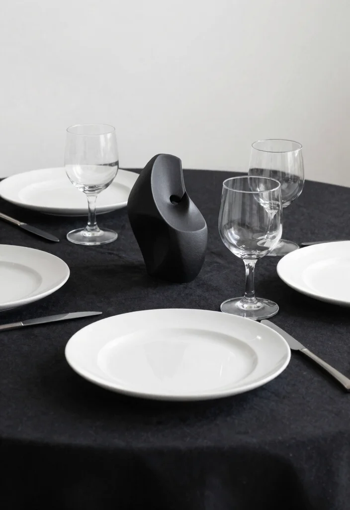 15 Elegant Table Settings That Will Transform Your Dining Experience (You’ll Want to Use #7 Every Time!) - 3. Modern Minimalism 1