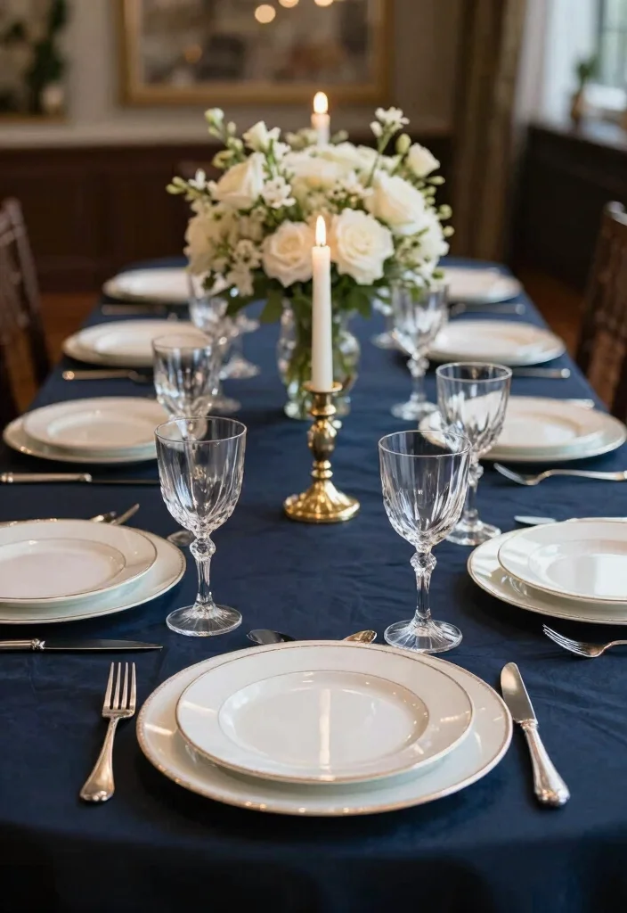 15 Elegant Table Settings That Will Transform Your Dining Experience (You’ll Want to Use #7 Every Time!) - 5. Elegant Formality 1