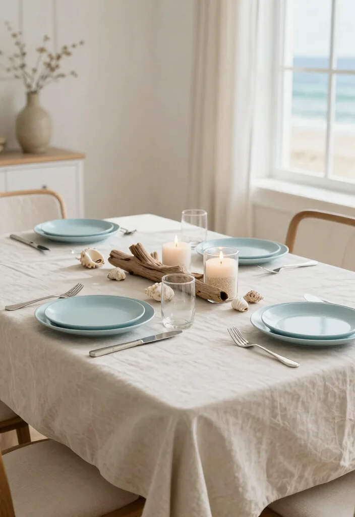 15 Elegant Table Settings That Will Transform Your Dining Experience (You’ll Want to Use #7 Every Time!) - 6. Coastal Inspired 1